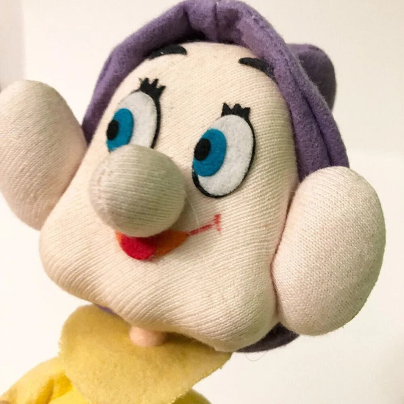 Vtg 1960s Gund Gunderful Creation Disney Snow White Dwarf Dopey Missing Tag - Picture 12 of 16